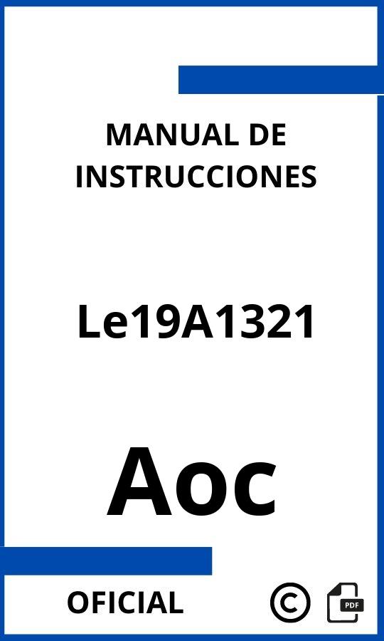 Aoc Le19A1321 Manual