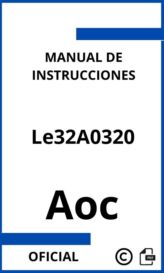 Aoc Le32A0320 Manual de Instrucciones