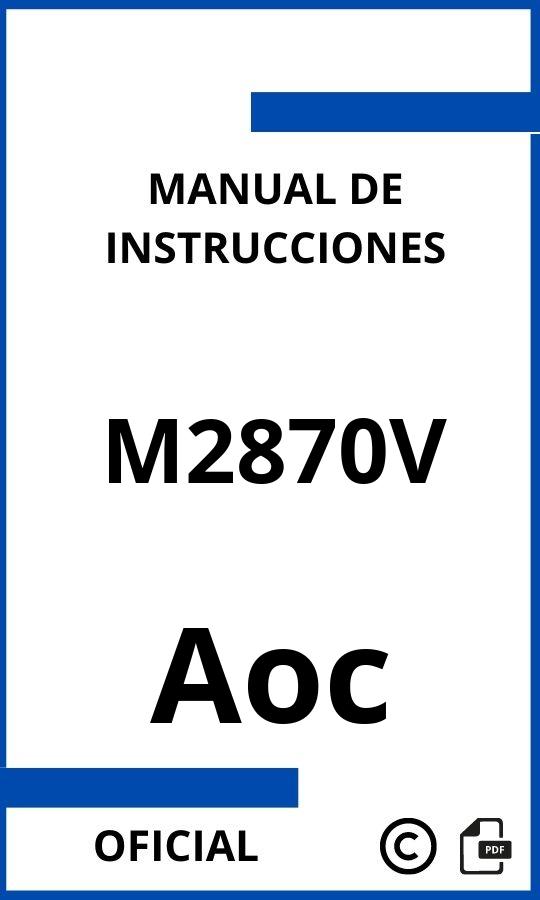 Manual de instrucciones Aoc M2870V