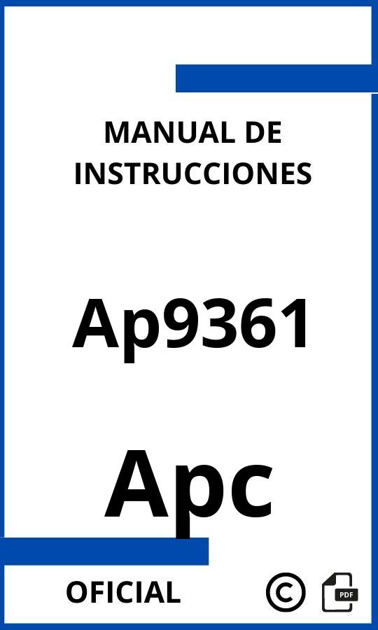 Manual de Instrucciones Apc Ap9361