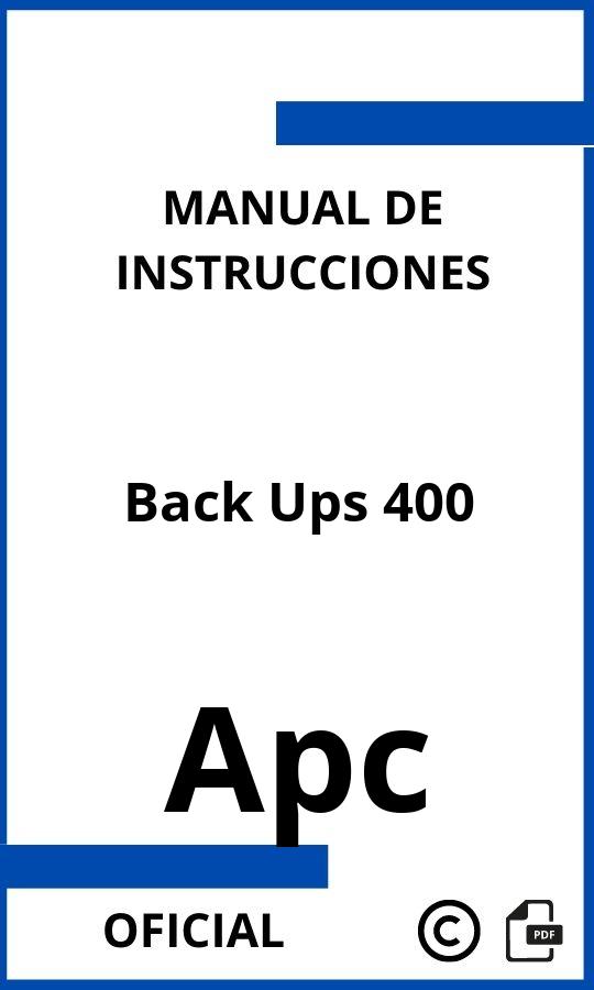 Manual de instrucciones Apc Back Ups 400 