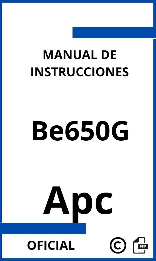 Instrucciones de Apc Be650G