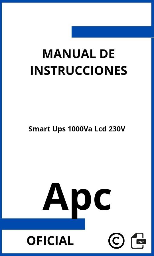 Manual con instrucciones Apc Smart Ups 1000Va Lcd 230V