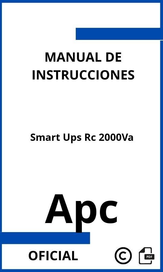 Manual de instrucciones Apc Smart Ups Rc 2000Va