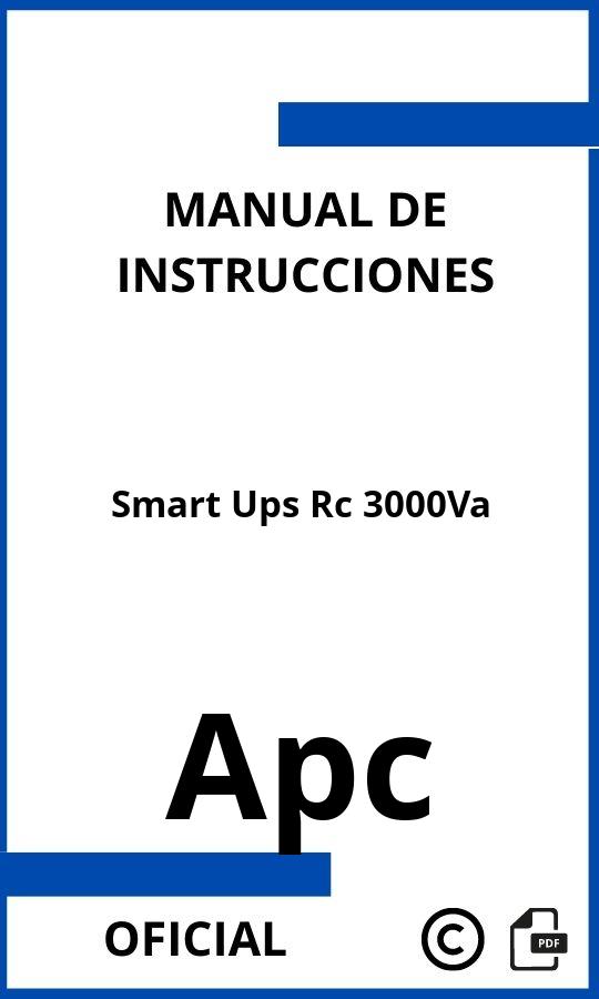 Manual con instrucciones Apc Smart Ups Rc 3000Va