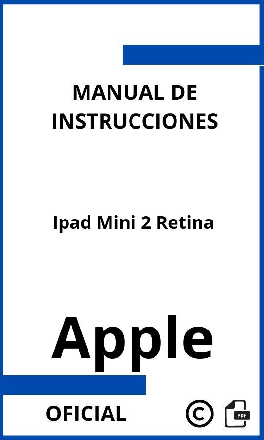 Manual con instrucciones Apple Ipad Mini 2 Retina