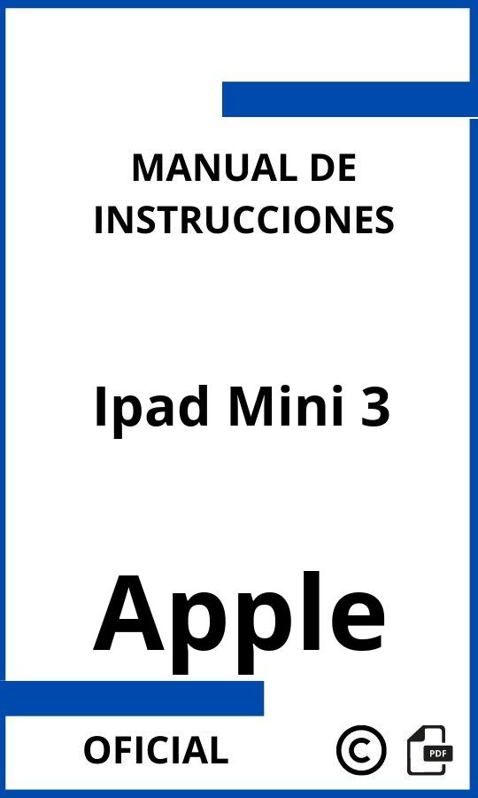 Apple Ipad Mini 3 Manual con instrucciones