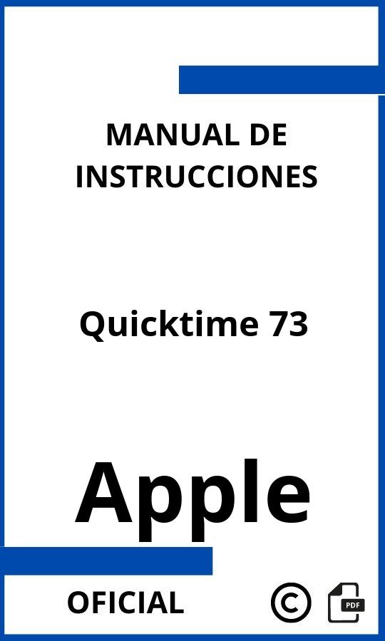 Apple Quicktime 73 Manual de Instrucciones