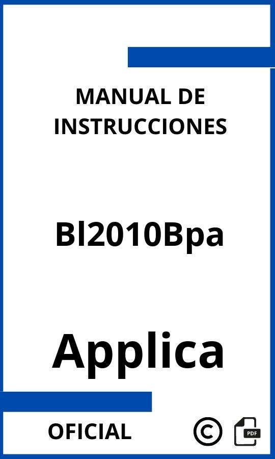 Manual de Instrucciones Applica Bl2010Bpa