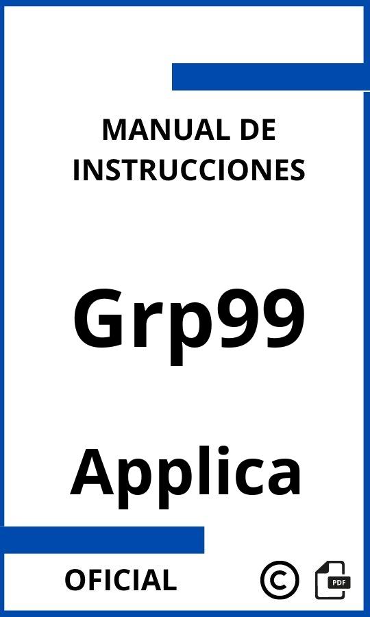 Applica Grp99 Manual de Instrucciones