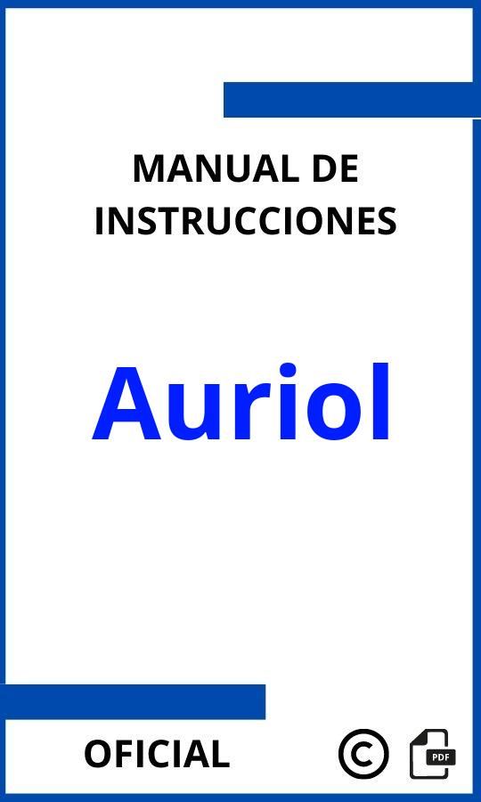 Manuales Auriol PDF