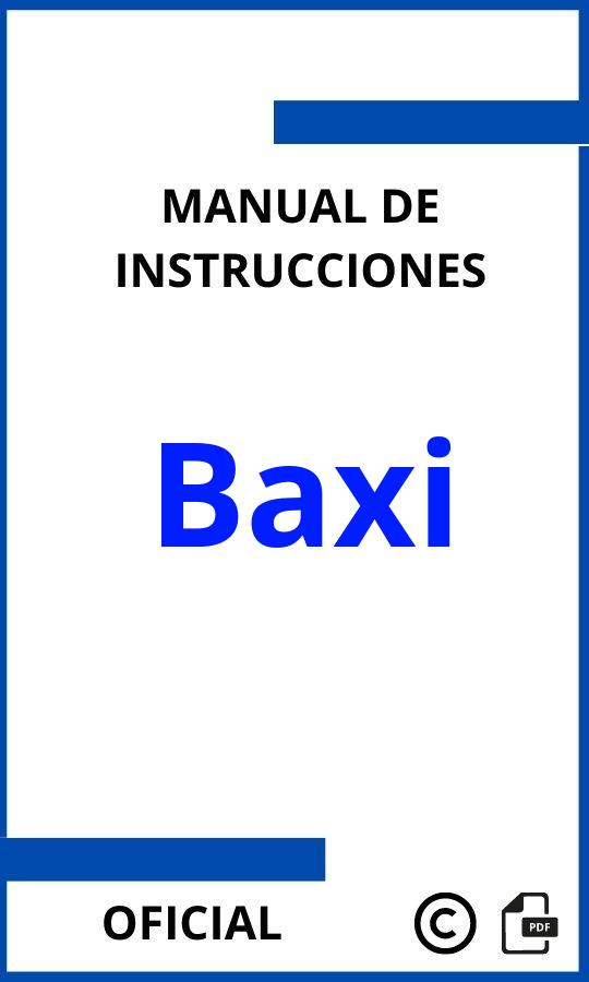 Baxi Instrucciones PDF