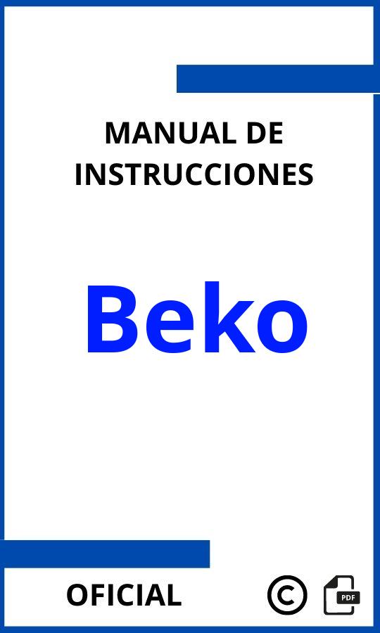 Manuales de Instrucciones Beko PDF