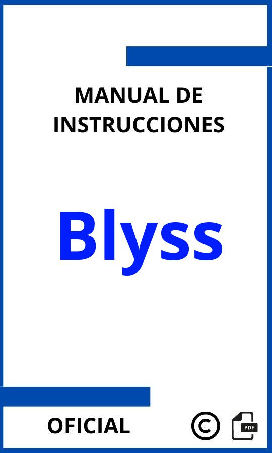 Blyss Instrucciones PDF