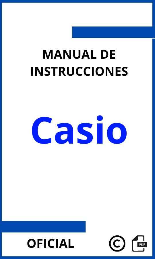 Casio Manuales de Instrucciones PDF