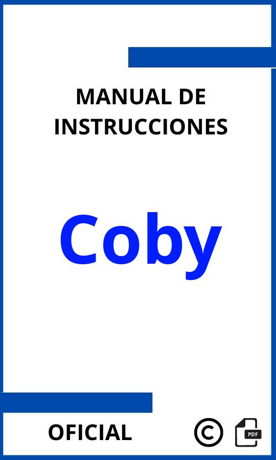 Coby Instrucciones PDF