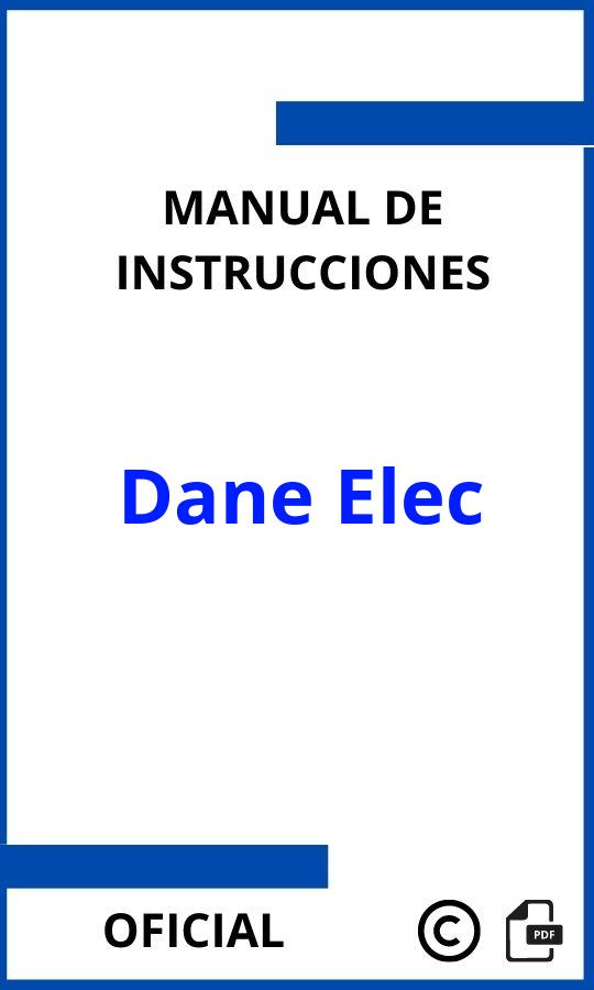 Manuales de Instrucciones Dane Elec PDF