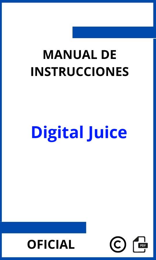 Manuales de Instrucciones Digital Juice PDF