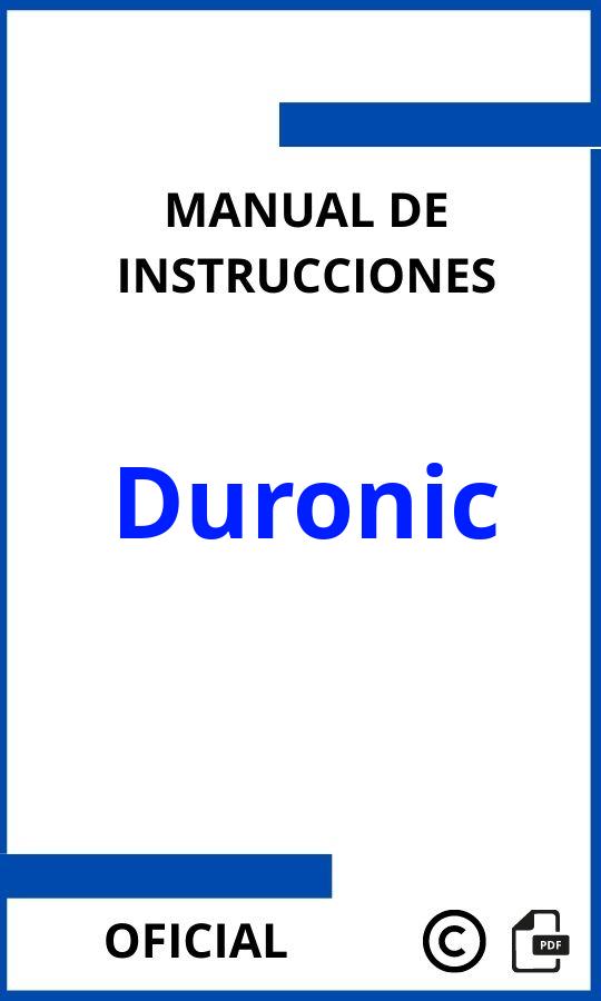 Manuales de Instrucciones Duronic PDF