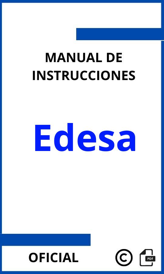 Edesa Manuales de Instrucciones PDF