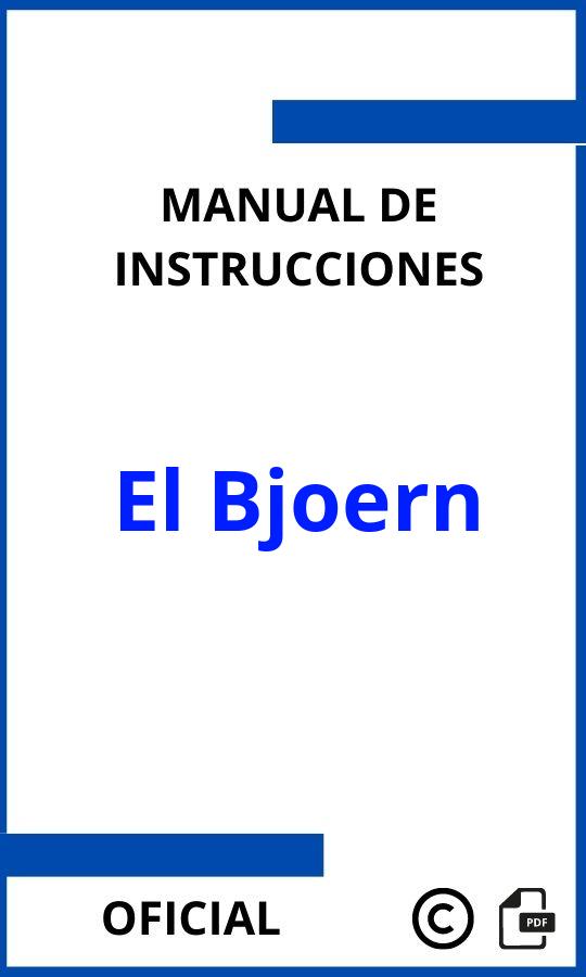 Manuales El Bjoern PDF