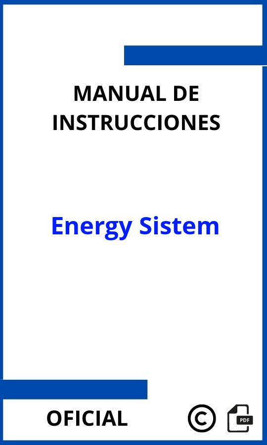 Manuales de Instrucciones Energy Sistem PDF