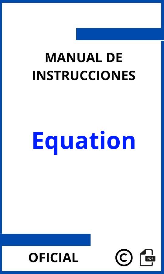 Manuales Equation PDF