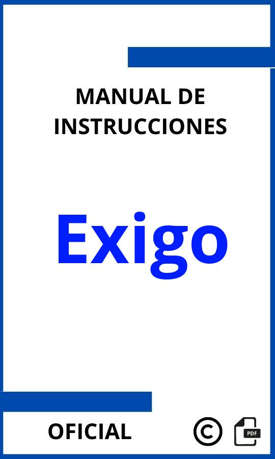 Exigo Instrucciones PDF