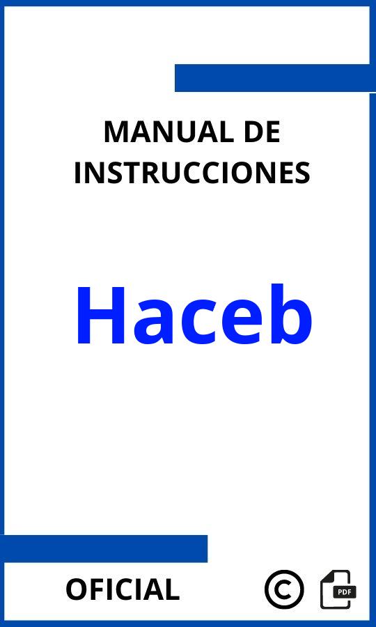 Haceb Manuales PDF