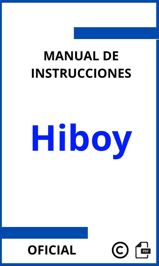 Hiboy Manuales PDF