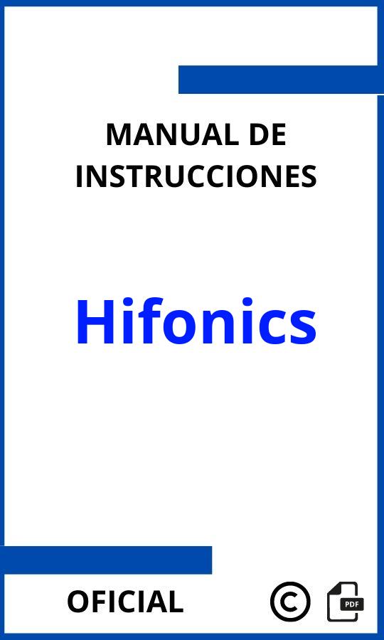 Manuales Hifonics PDF