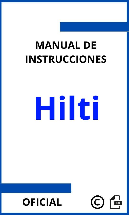 Manuales de Instrucciones Hilti PDF