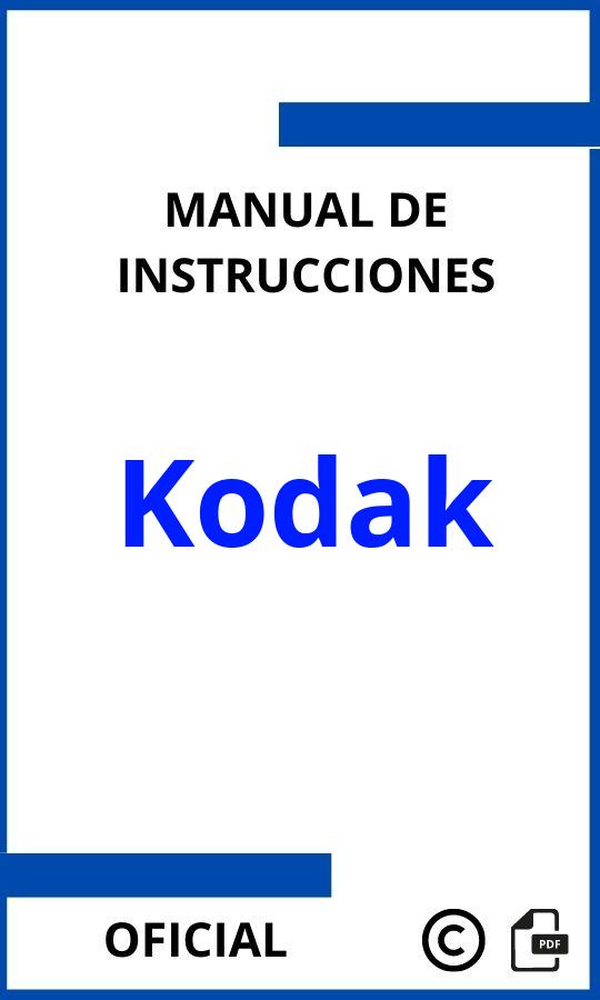 Kodak Instrucciones PDF