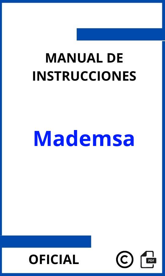 Manuales de Instrucciones Mademsa PDF