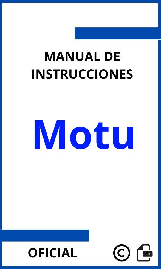 Motu Instrucciones PDF