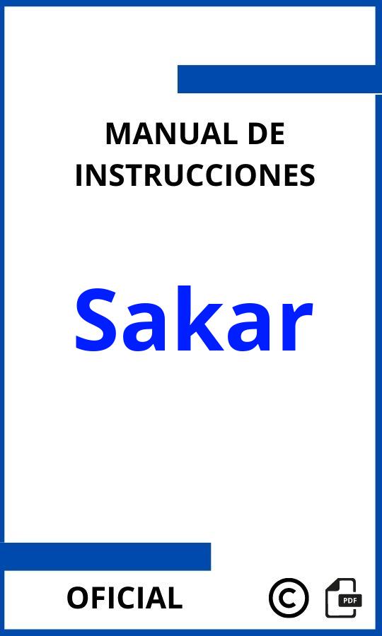 Sakar Instrucciones PDF