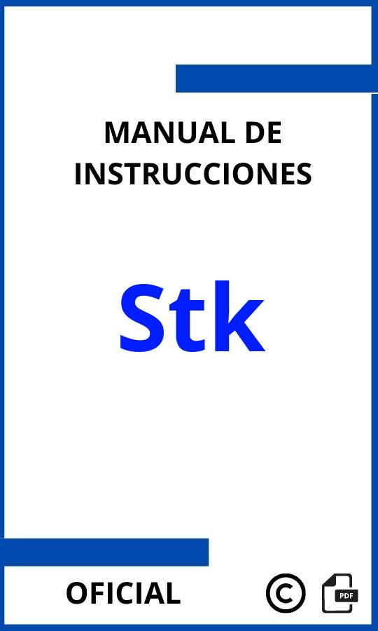 Stk Manuales de Instrucciones PDF