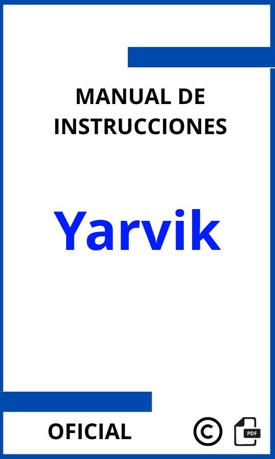 Manuales de Instrucciones Yarvik PDF